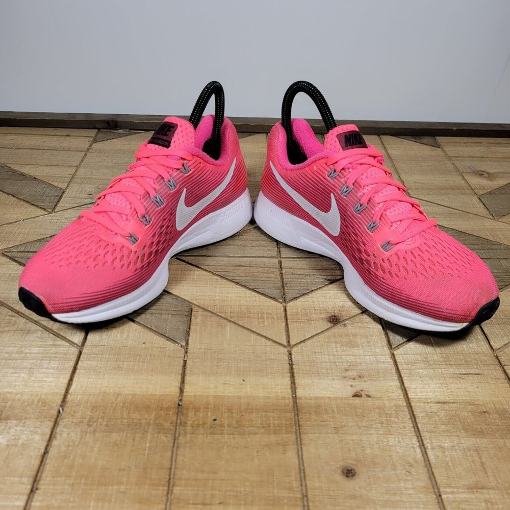 Nike Womens Air Zoom Pegasus 34 880560-605 Pink Running Shoes Sneakers Size 6 - Picture 4 of 9
